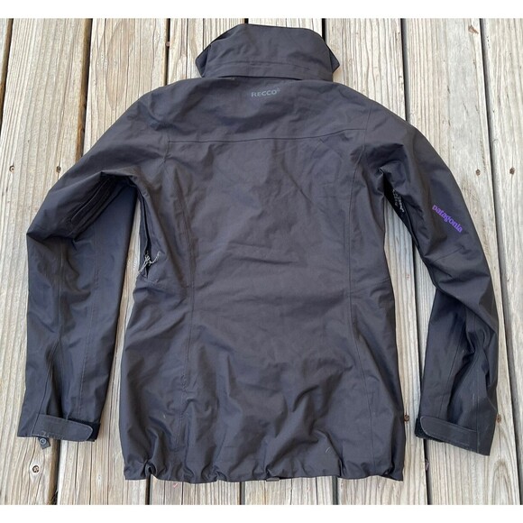 Patagonia Snowbelle h2no Women's XS Jacket Shell Only RECCO Missing Hood - Black - Picture 5 of 11